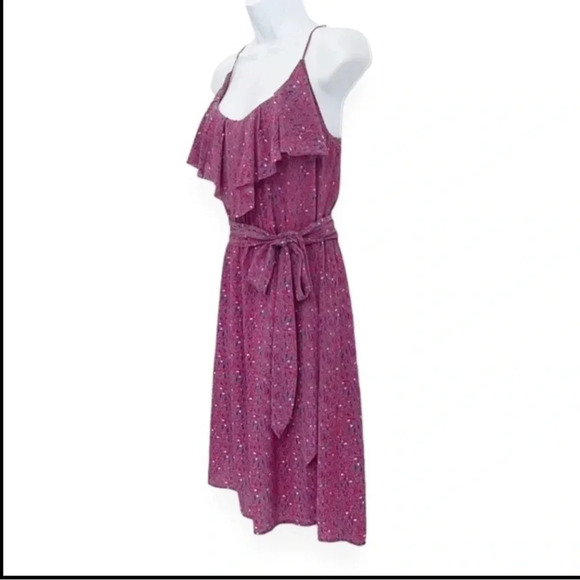 Rebecca Taylor Silk Floral Ditsy Print Sleeveless Mini Dress Size 6 - Picture 3 of 9